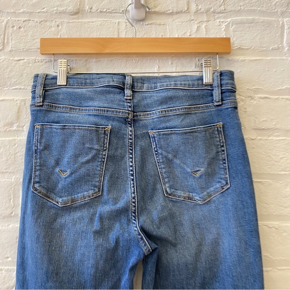 Hudson || Barbara High Waist Straight Jeans Omega Wash Blue 28 - Picture 5 of 12